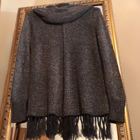 NINE WEST EUC VINTAGE AMERICA GRAY LS SWEATER SM - Picture 5 of 11